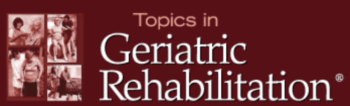 topics in geriatric rehabilitation